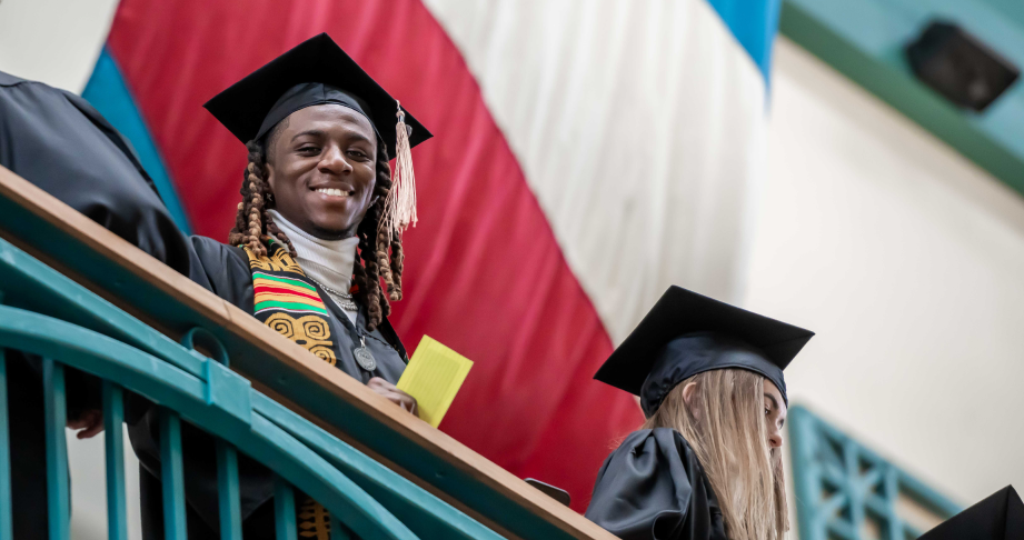 graduate smiling